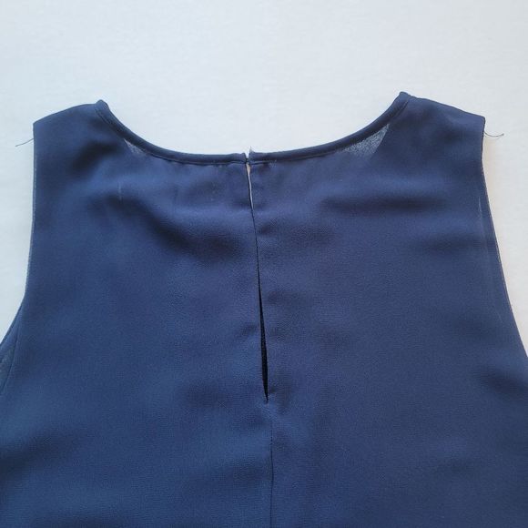 BCBGeneration Dark Navy Tank Blouse - Picture 4 of 9